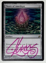 V1307: Thorn of Amethyst: NM: Lorwyn: Signed/Autographed: Chuck Lukacs: Pink